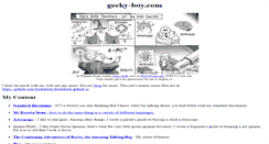 Desktop Screenshot of geeky-boy.com